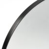 24x36 Inch Black Metal Framed Arched Bathrrom Mirror for Wall.(W2203134097)