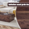 39.3*23.6*12 Inch Walnut Wood Grain MDF Coffee Table - Luxurious Design, Perfect Living Room Accent.Fashion texture design coffee table, suitable for various situations and scenes.