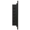 Black 16x24 inch  Metal Framed Wall mount or Recessed Mirror Cabinet