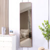 The 4th generation floor standing full-length mirror. wall mirror, bathroom makeup mirror, bedroom foyer, clothing store, wall mounted. 60 "* 16.5"