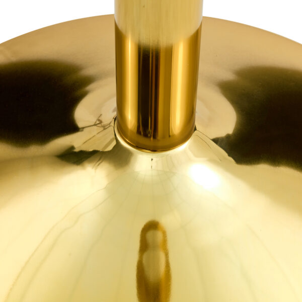 8b6162cec41346f795add7e52cacb871_5c93548aeaef587b3d75441b5622a43f A 35-inch diameter glass top and a modern, minimalist round dining table with gold metal legs. Ideal for dining rooms, living rooms and meeting rooms.