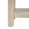 Mirod Modern Farmhouse Console Table,Elegant Minimalist Design with Premium Wood Veneer and Rounded Corners