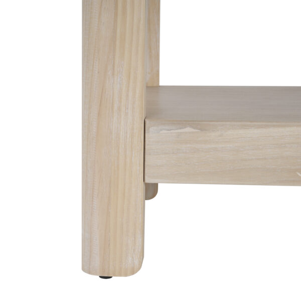 Mirod Modern Farmhouse Console Table,Elegant Minimalist Design with Premium Wood Veneer and Rounded Corners