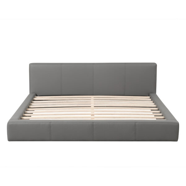 [Stylish Gray Upholstered Bed] - The Ideal Choice for Your Bedroom, Full