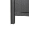 Mirod Farmhouse Style 4-Door Cabinet with Natural Finish, A Rustic Accent for Entryways or Small Spaces