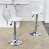 Modern minimalist bar chairs and bar stools. Can rotate 360 ° and adjust lifting. PET backrest and PU seats. Set of 2. Suitable for bars, restaurants, and front desk cashiers. W1151P172644
