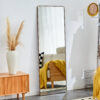 The 4th generation floor standing full-length mirror. wall mirror, bathroom makeup mirror, bedroom foyer, clothing store, wall mounted.    65 "* 23.2"