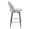 360 ° rotatable bar chair.Modern PU comfortable upholstered bar chair with smooth and beautiful black metal legs for dining room, kitchen, terrace and guest office chair.Set Of
2.W1151P153940