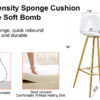 Modern and comfortable upholstered bar chairs, metal legs, small size bar chairs, suitable for part of the crowd, stylish design for dining room, kitchen, terrace and living room chairs.