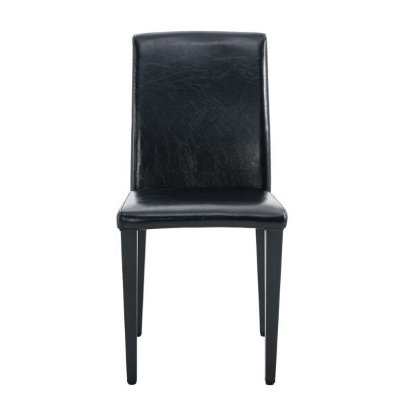 93b44689d7c14a82983baa181c2b8c7c_f6da3371ac8ee61cc8b0459d969509d3 Two black PU dining chairs, simple and versatile, comfortable and accompanied. The exquisite and multifunctional dining chair has opened up a comfortable new experience. (2-piece set)
