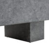 Modern Simple Gray Texture MDF Coffee Table - 43.3"x21.6"x17.2" Practical Model.Making it an ideal addition to any living room or apartment.
