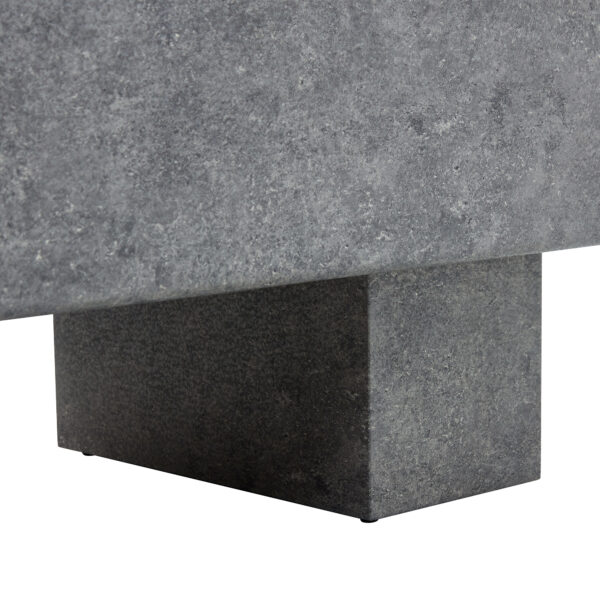 96068cba577748e78ef061e8eff9169a_e58b60b0d3a81547efba8580b80ca502 Modern Simple Gray Texture MDF Coffee Table - 43.3"x21.6"x17.2" Practical Model.Making it an ideal addition to any living room or apartment.