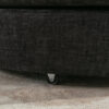 Orisfur. 360° Swivel Accent Barrel Chair with Storage Ottoman & 4 Pillows, Modern Chenille Leisure Chair Round Accent for Living Room, Gray