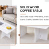 A modern and practical white coffee table. The coffee table is made of medium density fiberboard material, Suitable for living room, bedroom, and study. CT-2O
