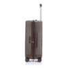 20"/24"/28" 3 pcs/set in ABS Spinner Wheel Luggage, Carry on Suitcase, Matching Color, TSA Combination Lock (Brown)