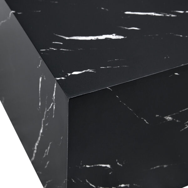 98d2d7d67a4a4b2f8881edd5163e31e7_aaebfa6805e7032facfaebc8e20e3c7c 39.3*23.6*11.8 Inch Black Marble Texture MDF Coffee Table - Luxurious Design, Perfect Living Room Accent.Fashion texture design coffee table, suitable for various situations and scenes.