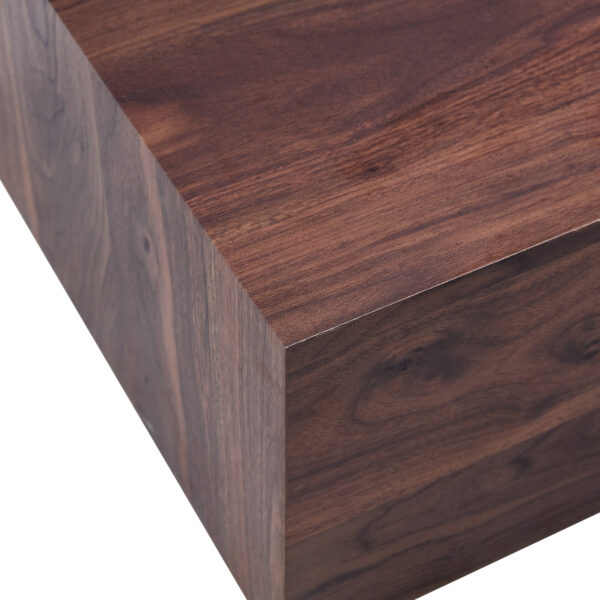 99a4f9eb267e46cab1ad3843828cb31f_509269a77b762766f17442a6cde661cb 39.3*23.6*12 Inch Walnut Wood Grain MDF Coffee Table - Luxurious Design, Perfect Living Room Accent.Fashion texture design coffee table, suitable for various situations and scenes.