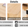 A modern and practical wood colored coffee table. The coffee table is made of medium density fiberboard material and is suitable for living rooms, bedrooms, and study rooms. CT-2O