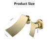 Wall Mount Widespread Bathroom Faucet