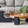 The detachable double-decker coffee table, the stylish design is more precious, and the detachable design can make the use of space more flexible and suitable for various scenes.