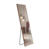 4rd generation packaging upgrade brown solid wood frame full body mirror, dressing mirror,  decorative mirror, clothing store, floor standing mirror. W1151124247