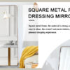 The 4th generation floor standing full-length mirror. wall mirror, bathroom makeup mirror, bedroom foyer, clothing store, wall mounted.    65 "* 23.2"