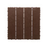 76-Pack 11.42"x11.42" Plastic Interlocking Deck Tiles - 68.80 Sq.Ft Outdoor Plastic Flooring,Super Durable & Waterproof, All-Weather Indoor/Outdoor Use,Eco-Friendly Non-Toxic Material