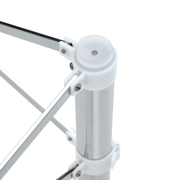 9c71f267ee194813b86f9643b3c6cca7_310f9c86f7940e3fb405bd34f752800f Only Table Leg.Simple Silver Stainless Steel Folding Table Frame - Multifunctional, Space-Saving.Folding Table Frame,Silver Stainless Steel Material,5.5*5.5*28.7~26.3*26.3*28.7 Inch.