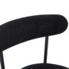 Fashionable and Comfortable - Two Sets of Ergonomic High Legged Bar Chairs, With Black Breathable Fabric Cushions And a Total Height of 35.5 Inches.Pack two in one box.