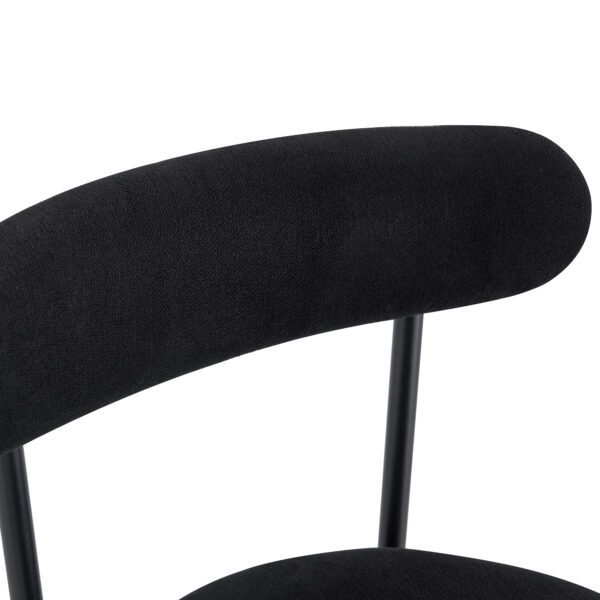 9d64ac6a676e43d0b1c4d7581fcca09f_2dcd8fed959718bd014709d8889d5040 Fashionable and Comfortable - Two Sets of Ergonomic High Legged Bar Chairs, With Black Breathable Fabric Cushions And a Total Height of 35.5 Inches.Pack two in one box.
