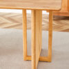 Chinese country retro solid wood dining table, simple modern imitation rattan dining table, wooden dining table.Suitable for dining room, living room, office.Natural Style Solid Wood Dining Table.