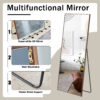 Fourth generation solid wood frame long mirror, dressing mirror, bedroom foyer, decorative mirror, clothing store, floor to ceiling mirror, wall mounted. 71 "* 31.4"