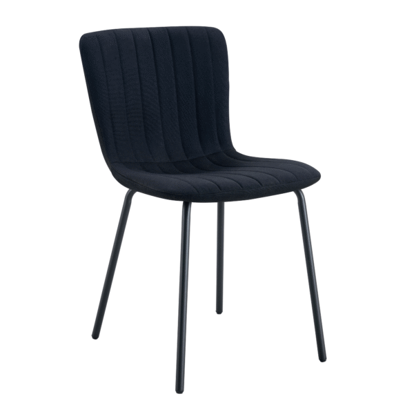 a47e3d50d490402a8ff71c4f1d47018e_826a2e6690169110c762b7c93d9cb05f Luxury Minimalist Chairs - A set of 4 high quality dining chairs with black metal legs. The integral metal leg structure is suitable for various interior decoration styles.