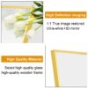 The 4rd generation aluminum alloy metal frame wall mounted full body mirror, bathroom makeup mirror, bedroom entrance, decorative mirror, quality upgrade, 48 "* 13.8"