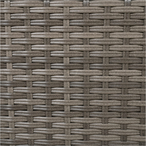 TREXM Outdoor Swivel Chair with Cushions, Rattan Egg Patio Chair with Rocking Function for Balcony, Poolside and Garden (Grey Wicker + Beige Cushion)