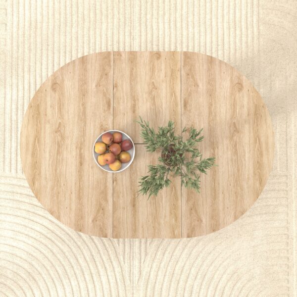 a51abeb049984a5fbe0ba1033d37e32f_1ccaa0bd47dffa3181fc0ebc28ef4126 Dining Table for Farmhouse Kitchen 59x43 Inch Expandable Oval Table Top with Removable Leaf Trestle X Shaped Base White