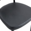 Table and chair set.A Modern Minimalist Circular Dining Table With A Diameter Of 33.3 Inches.Paired With 4 Black Minimalist Ergonomic Dining Chair, With A Curved Backrest For Comfortable Design.