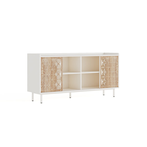 a68be60275ef4a71a826de7556a90a28_3e1a34beb390af0df68aeeb91bd69f9d Sicotas Mid Century Sideboard Storage Rustic Sliding Door Solid Wood Cabinet for Living Room Decorative TV Buffet and Storage for TV Stand,Sideboards,Accent Cabinets