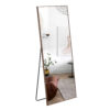 Fourth generation solid wood frame long mirror, dressing mirror, bedroom foyer, decorative mirror, clothing store, floor to ceiling mirror, wall mounted. 71 "* 31.4"