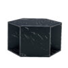 Hexagonal MDF coffee table, characteristic pattern stickers, multi-hole design to give more storage space, simple and convenient design makes it suitable for all kinds of style scenes.