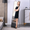 The 4th generation floor standing full-length mirror. wall mirror, bathroom makeup mirror, bedroom foyer, clothing store, wall mounted. 60 "* 16.5"