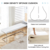 White shoe changing stool, silver metal legs, sofa stool dining chair, suitable for bedroom ,fitting room, storage room, dining room, living room. 005