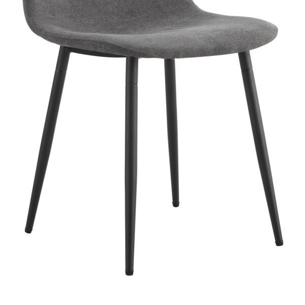 ac4237d30aaa4a49a58c6fc11f9f862d_51de53ca857d680d7a04e4aa01bb4bb1 Table and chair set.79"x31.5" with X-shaped Black Metal Table Legs,Wood Grain Textured MDF Crossbeam.Paired With 10 Chairs Made Of Dark Gray Lnen Fabric.Iron pipe spraying Legs.