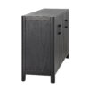 Mirod Farmhouse Style 4-Door Cabinet with Natural Finish, A Rustic Accent for Entryways or Small Spaces