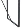 Table and chair set.Modern Black Marble Pattern MDF Dining Table Set - 55"x31.4" with 4 Extended Seat Cushion PU Dining Chairs.Black Cushion.Iron Pipe Spraying Chair Legs.