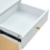 Modern minimalist storage cabinet, rattan shoe cabinet, bed top cabinet. Beautiful shape, suitable for corridors and living rooms.