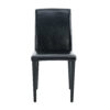 Four black PU dining chairs, simple and versatile, comfortable and accompanied. The exquisite and multifunctional dining chair has opened up a comfortable new experience. (4-piece set)