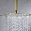 Rain Shower Head High Pressure Rainfall Showerhead Water Saving