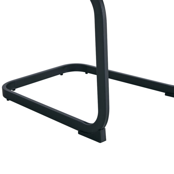 b195173e748046c790d43e79370069f8_8063804911d630fe6d3d3cf728458425 Table and chair set.64.5 x 35.4 Inch Stylish Wood Color Textured Dining Table.Perfectly Blending Simplicity And Transparency.Paried With 4 Brown technology fabric chairs with arched black legs.