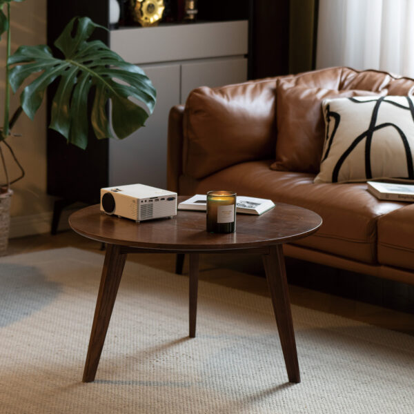 b1a3fdcc59ab4d3f8b3550fae1f94f58_20231227_2d64aa3ca013e2ded98465b6acc65cd8 Center Table Low Table 100% Solid Oak Wood Top Plate Desk Coffee Table Width 60 x Depth60 x Height 35 cm Study Desk Work From Home Easy To Assemble Walnut Color Wood Desk